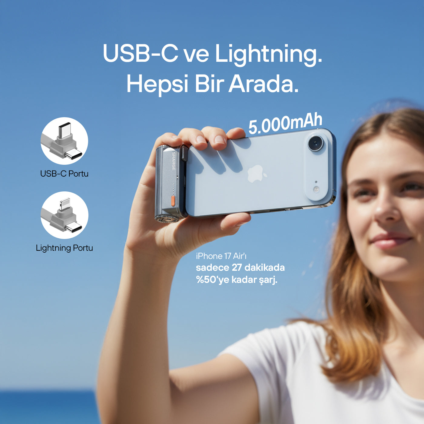 Flow Mini - Kompakt ve Hızlı Taşınabilir Powerbank