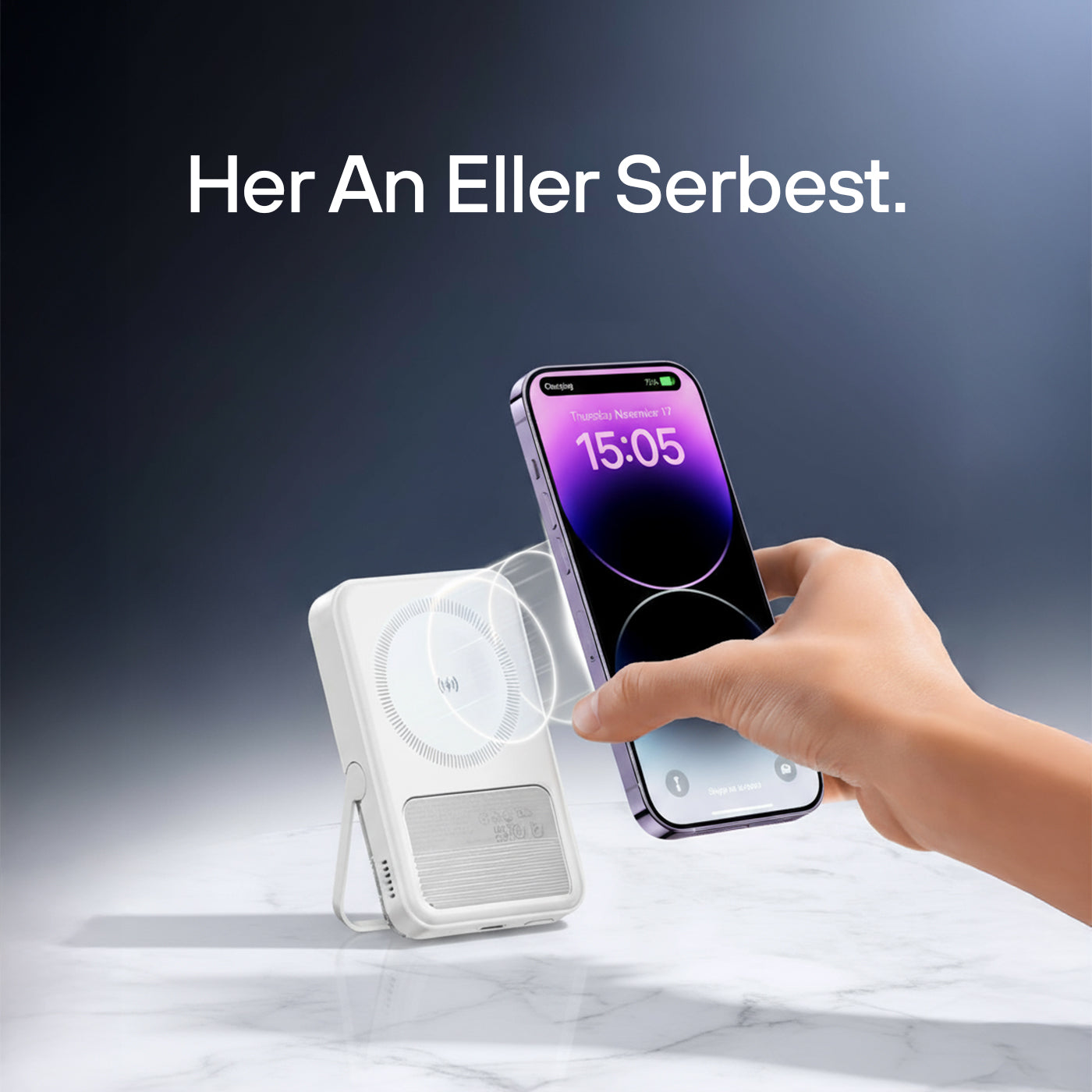 ICEMAG 2 - Magsafe Destekli Kablosuz Hızlı PowerBank