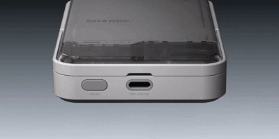 Sharge ICEMAG 2 şeffaf MagSafe kablosuz powerbank