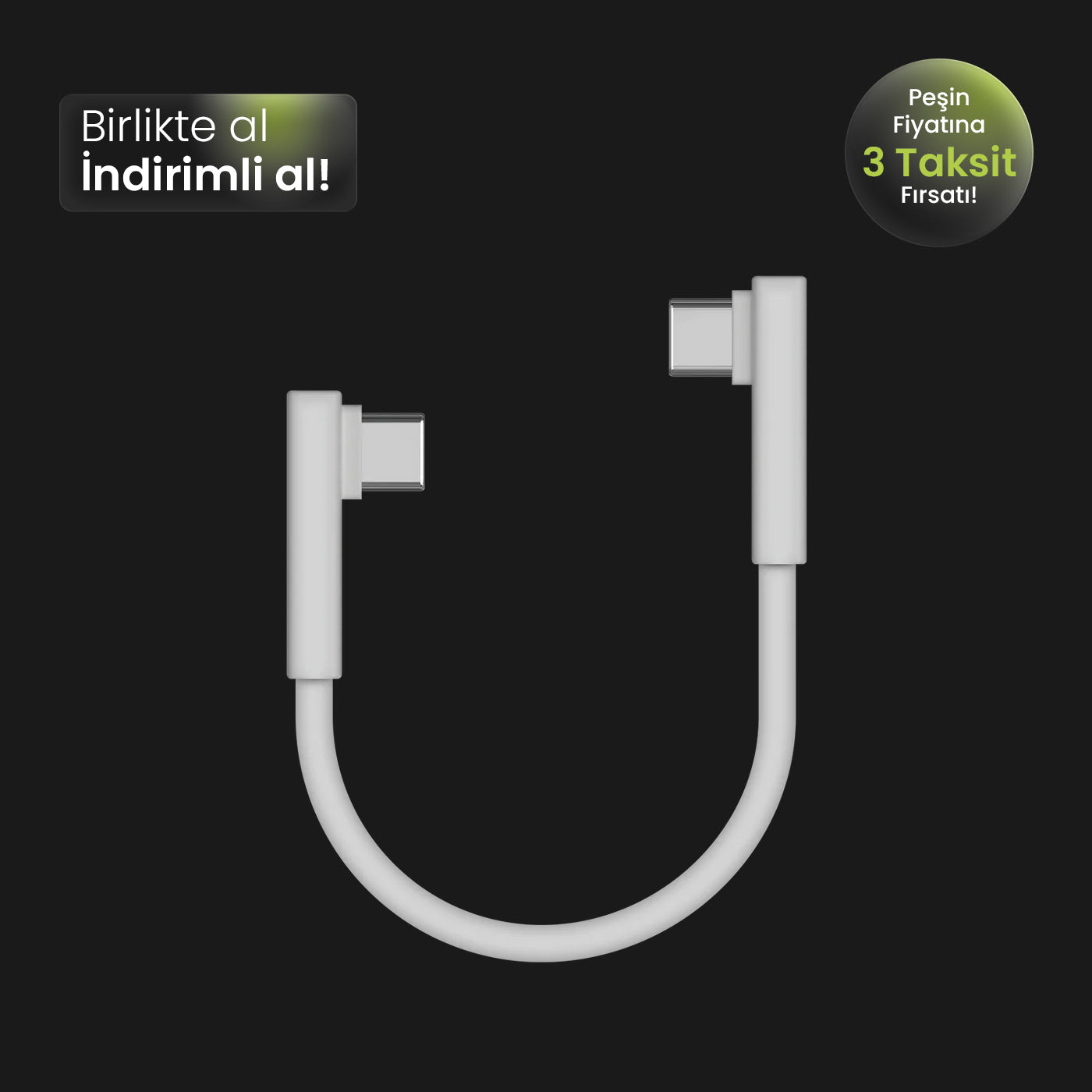 L Tipi USB-C Kablo: Dayanıklı ve Ergonomik Şarj