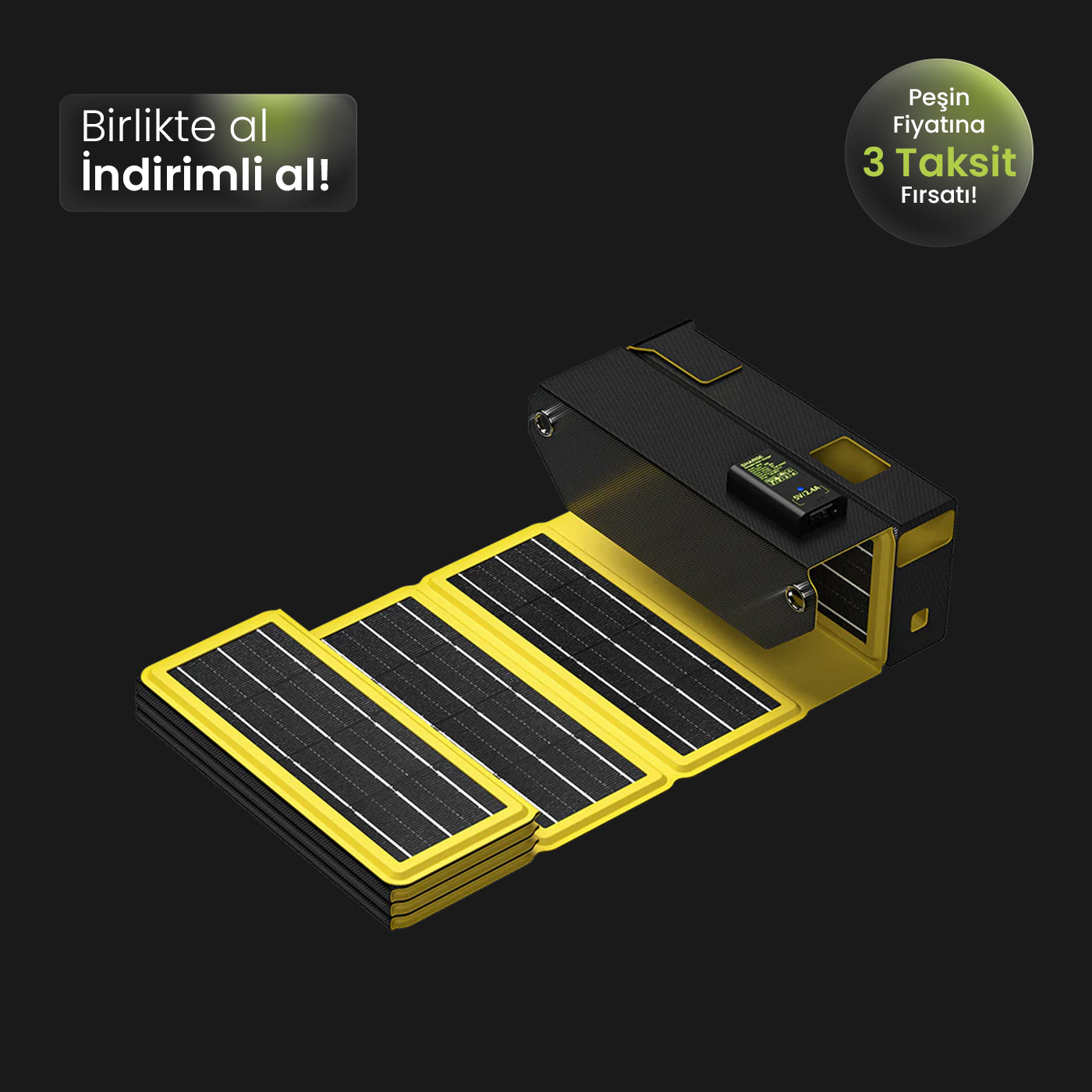 Sharge 140W PowerBank Uyumlu Katlanabilir Güneş Paneli