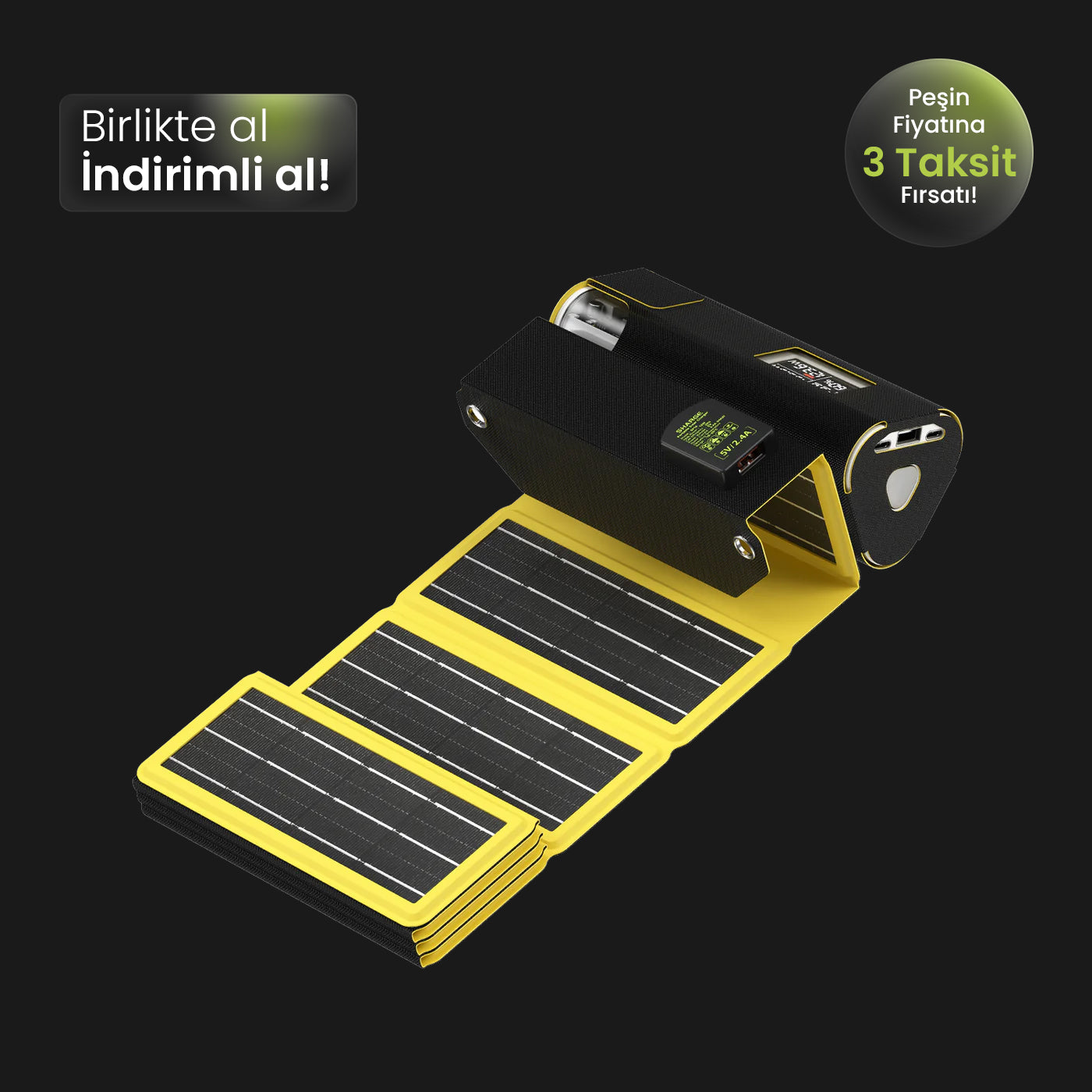 Sharge 170W PowerBank Uyumlu Katlanabilir Güneş Paneli