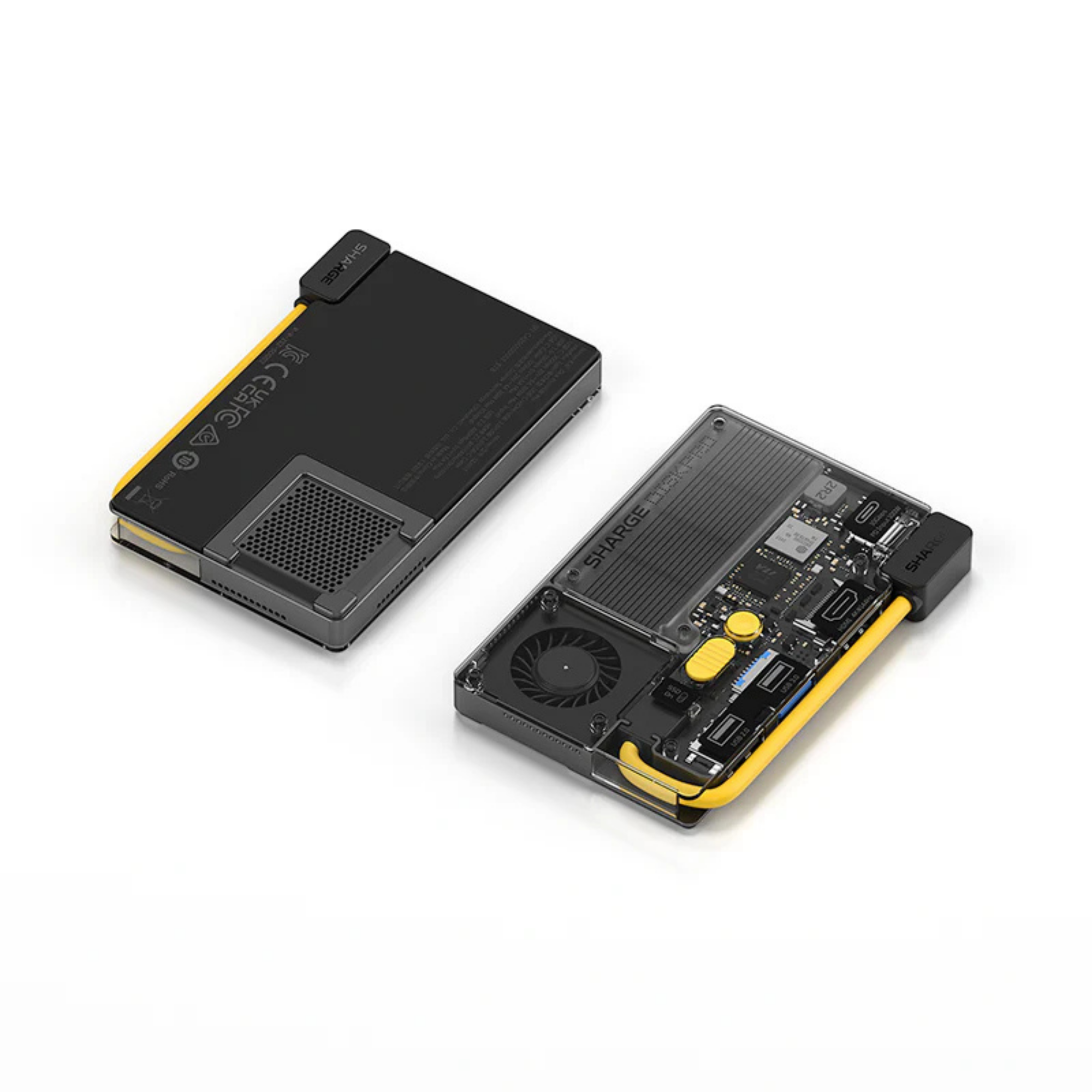 Sharge Disk Pro ( 5'i 1 arada, 10 Gbps, 4TB'a kadar, Aktif Soğutma)