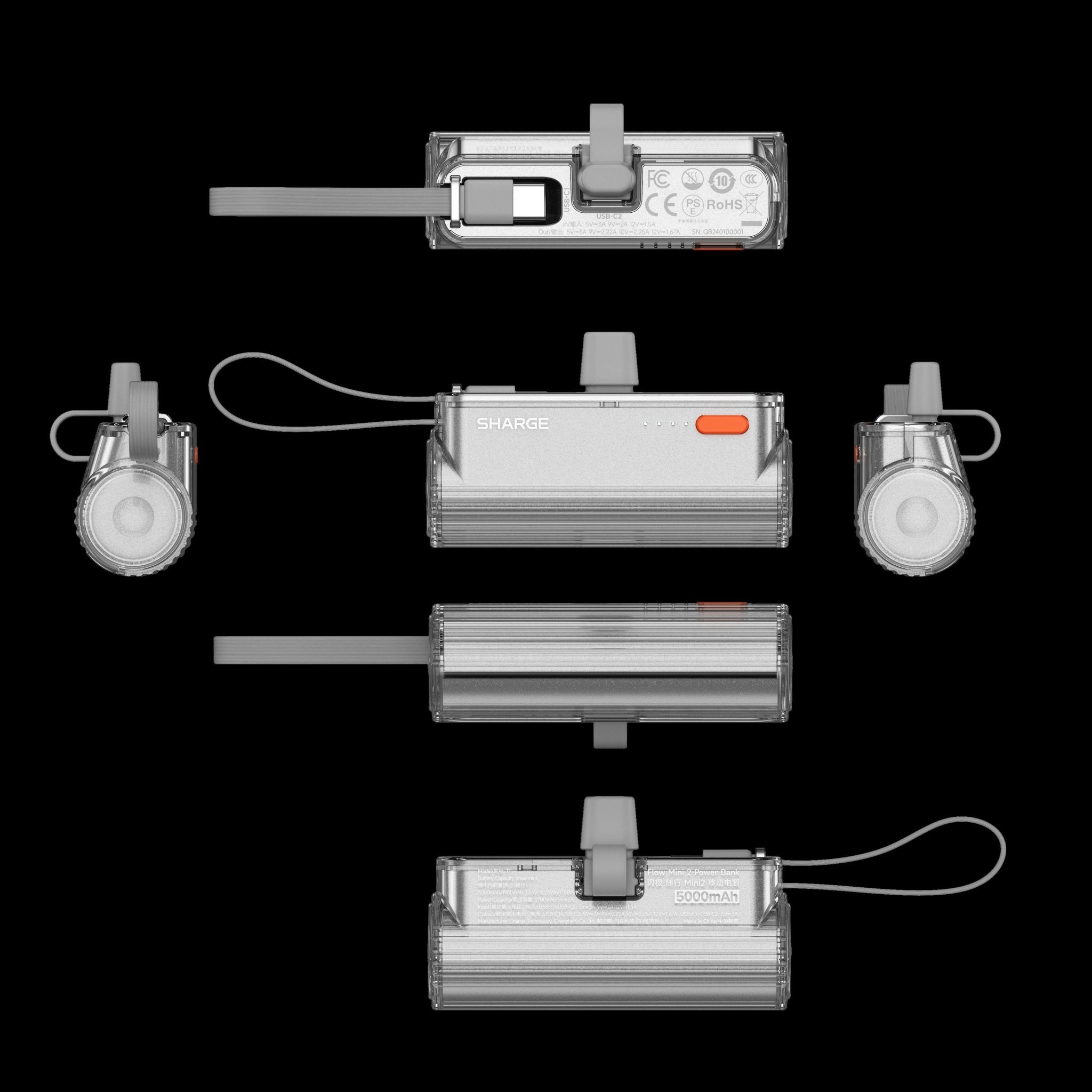 iPhone ve Android uyumlu taşınabilir mini powerbank