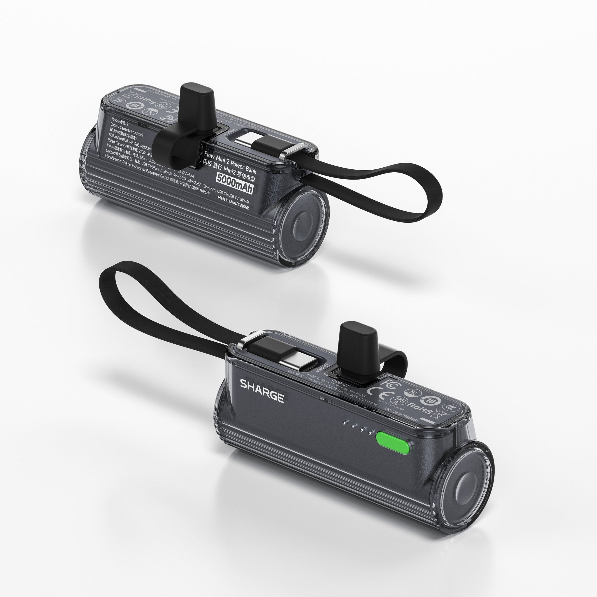 USB-C ve Lightning uyumlu küçük boy powerbank