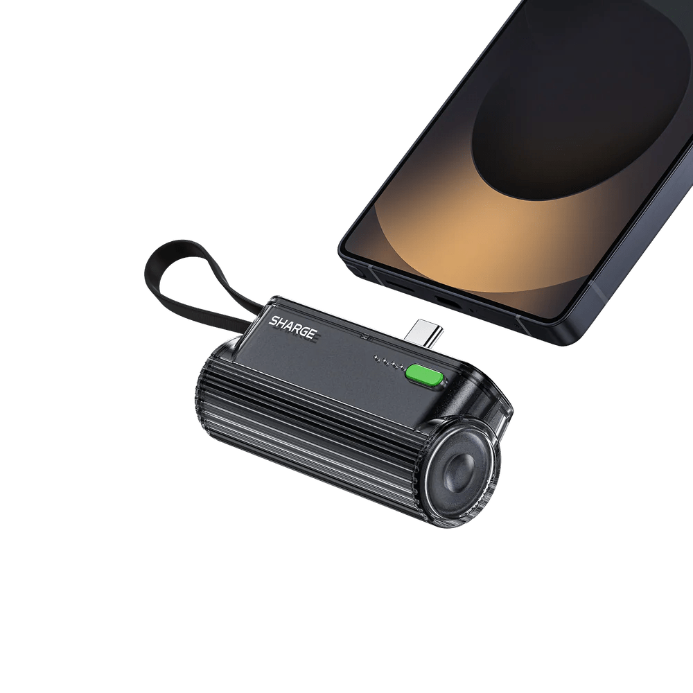 Tak-çalıştır USB-C çıkışlı mini powerbank modeli