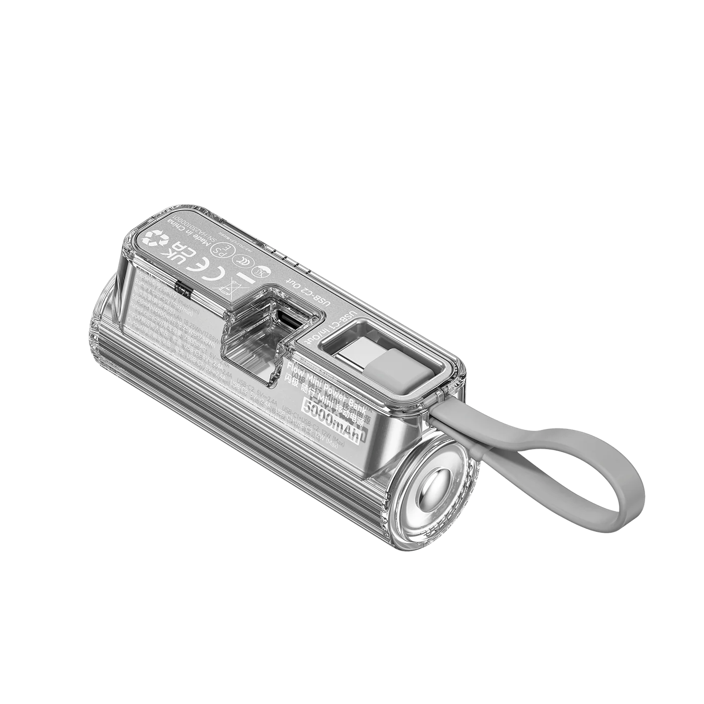 Minimalist tasarımlı mini powerbank 22.5W hızlı şarj