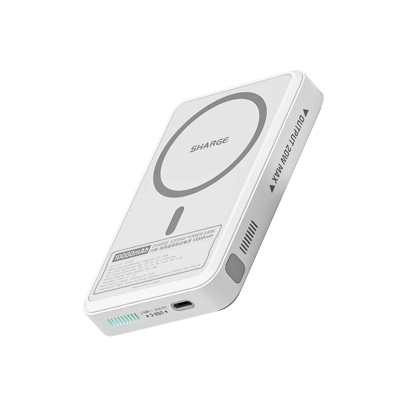 10.000mAh MagSafe uyumlu kablosuz powerbank