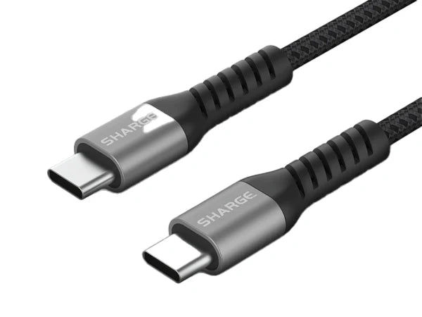 240W hızlı şarj destekli örgülü USB-C kablo