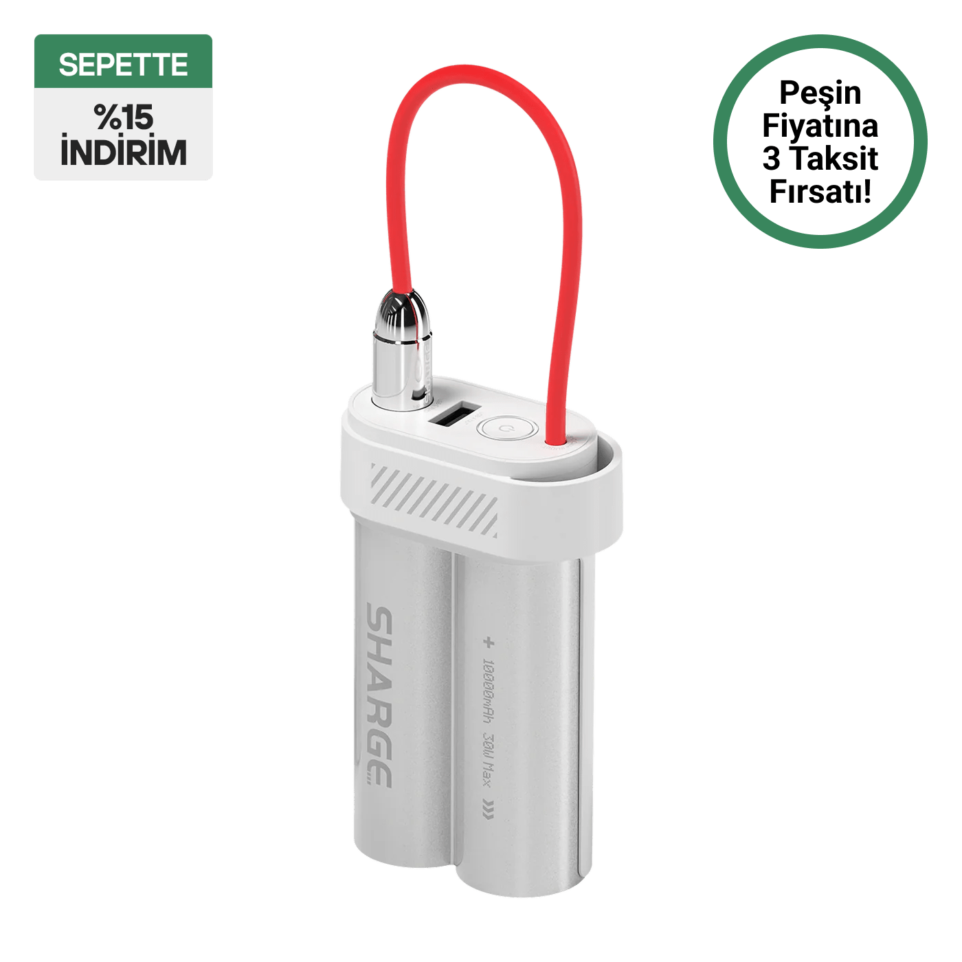 Pouch Mini - Ultra Kompakt ve Taşınabilir Powerbank - Sharge Türkiye
