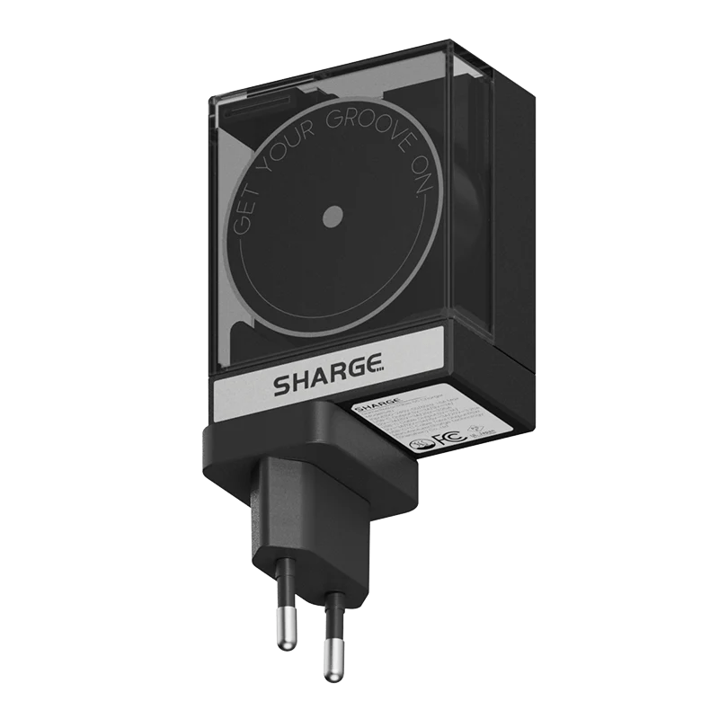 USB-C entegre kablolu kompakt GaN şarj adaptörü