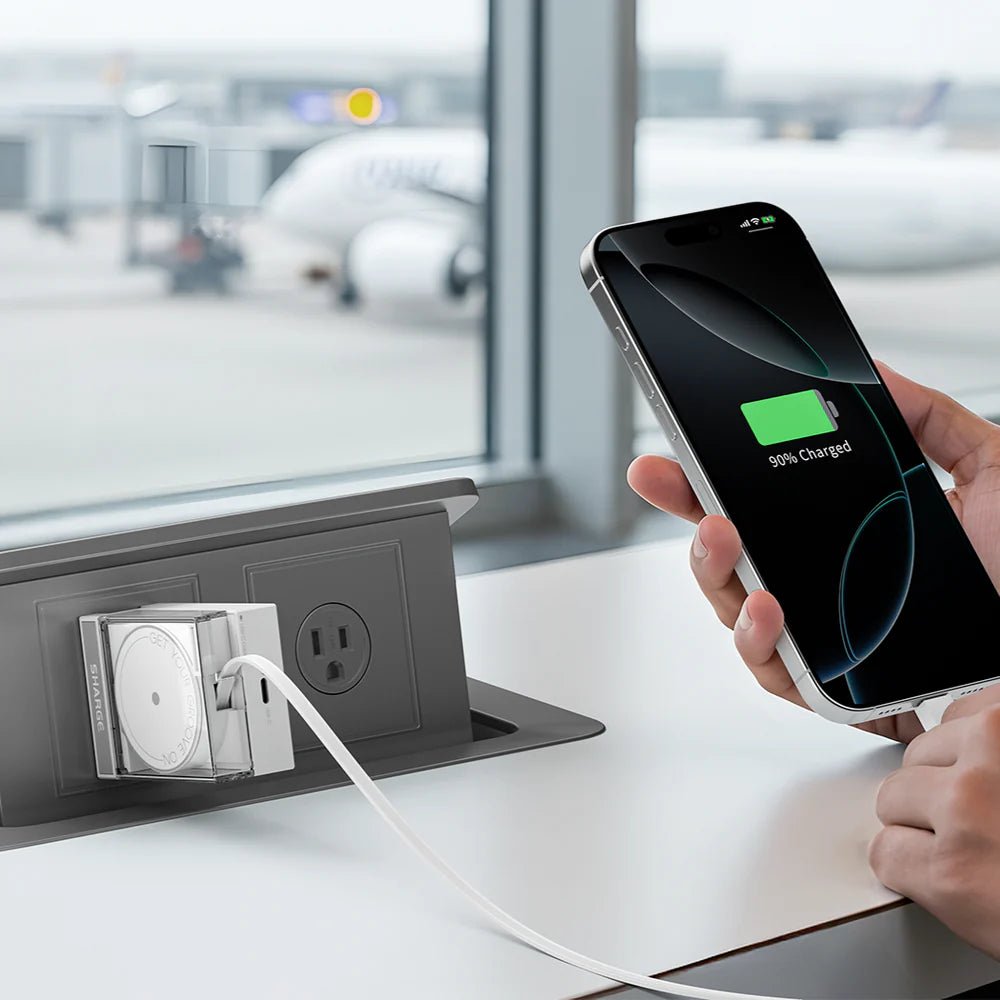 Çift portlu GaN şarj cihazı 65W güç desteği