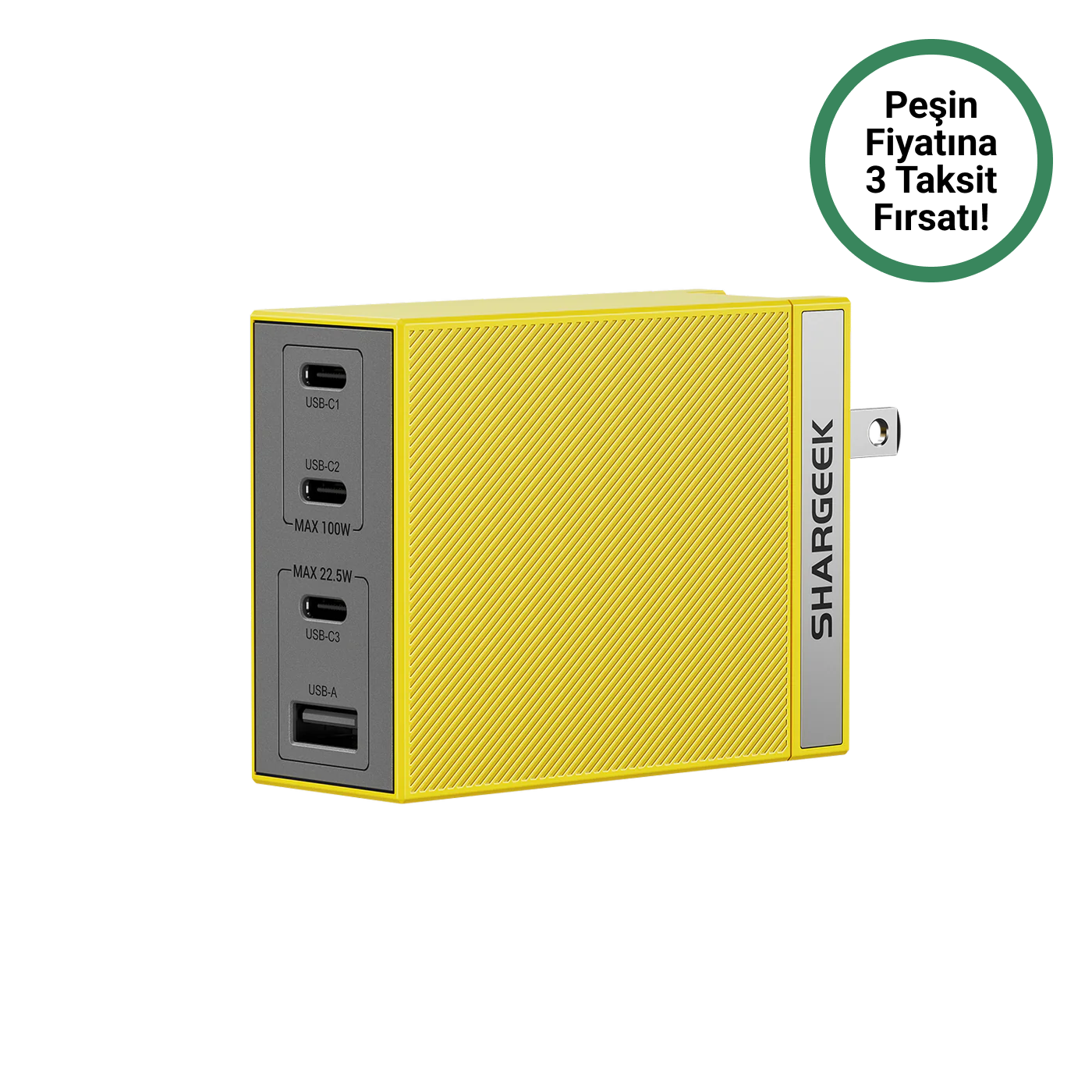 100W Pro USB-C GaN Hızlı Şarj Cihazı