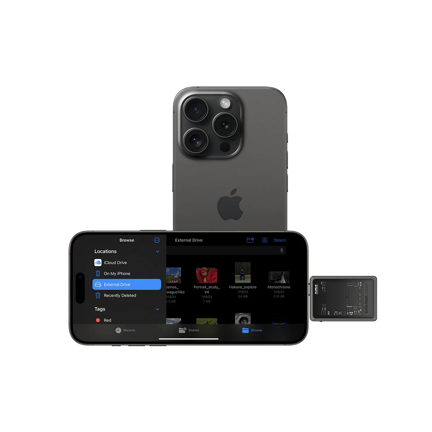 10Gbps hızlı aktarım destekli SSD disk kutusu