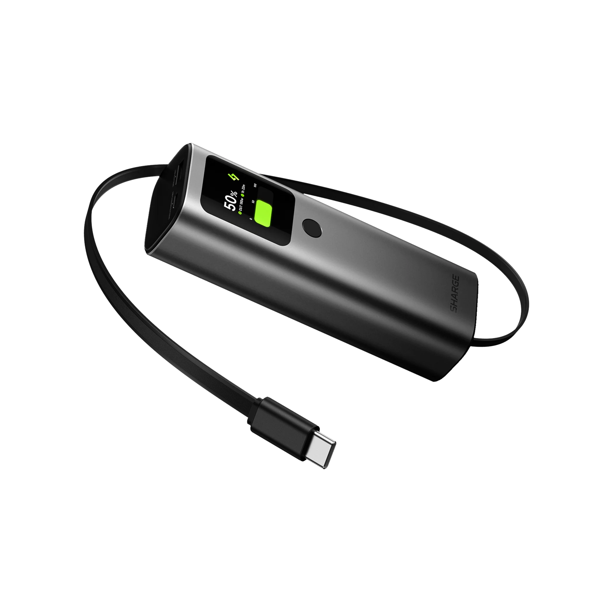 Retractable 165W - Geri Çekilebilir Kablolu Powerbank