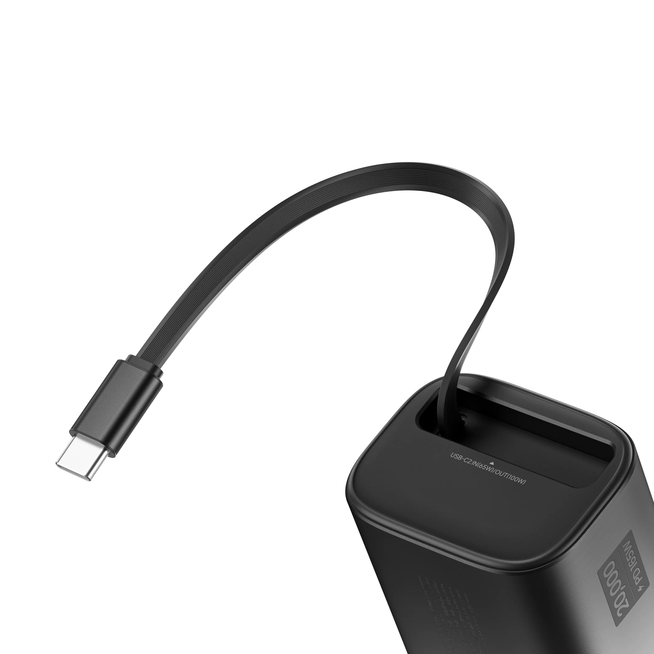 Retractable 165W - Geri Çekilebilir Kablolu Powerbank