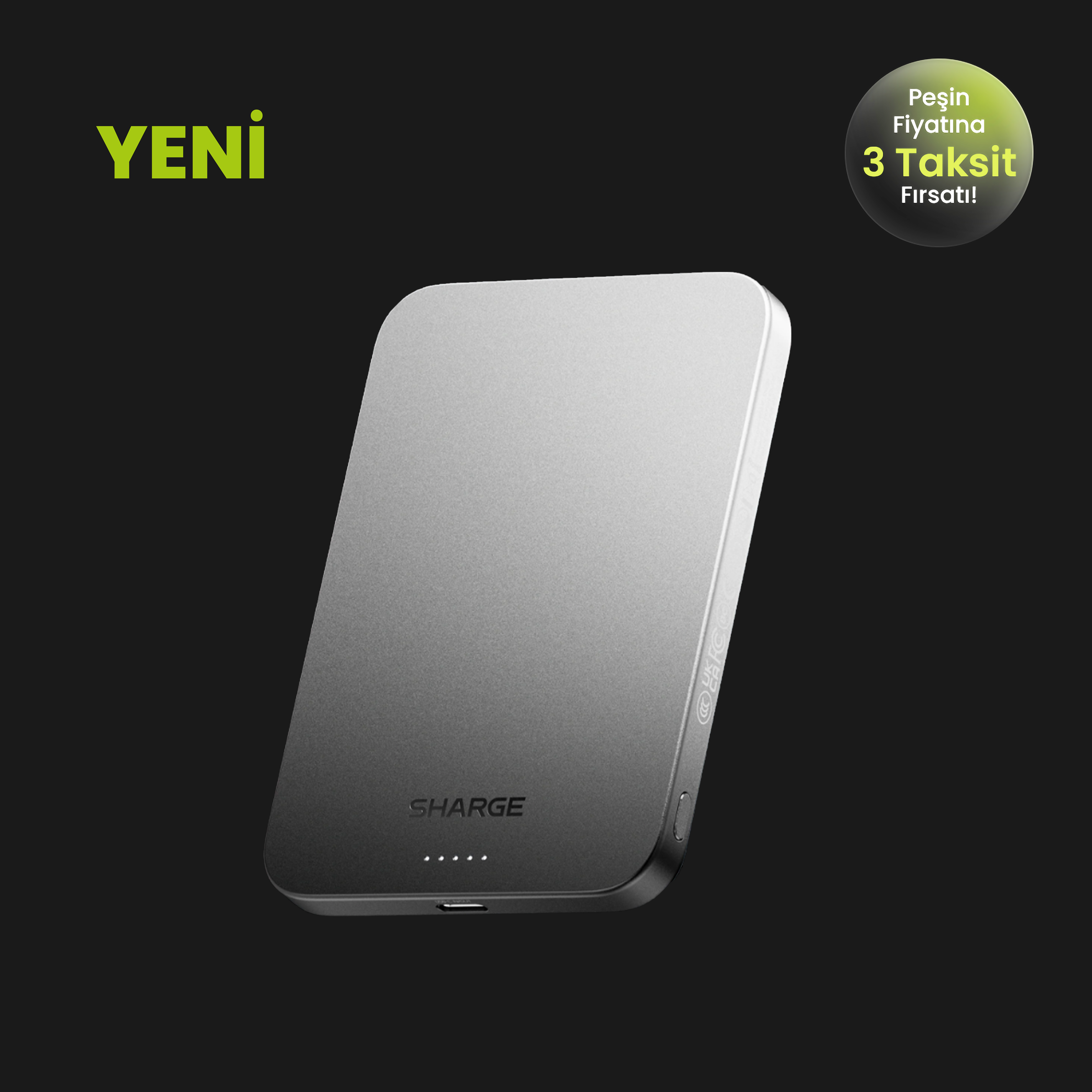 AeroMag - Qi2 Manyetik Ultra İnce Powerbank (5.000mAh / 10.000mAh)