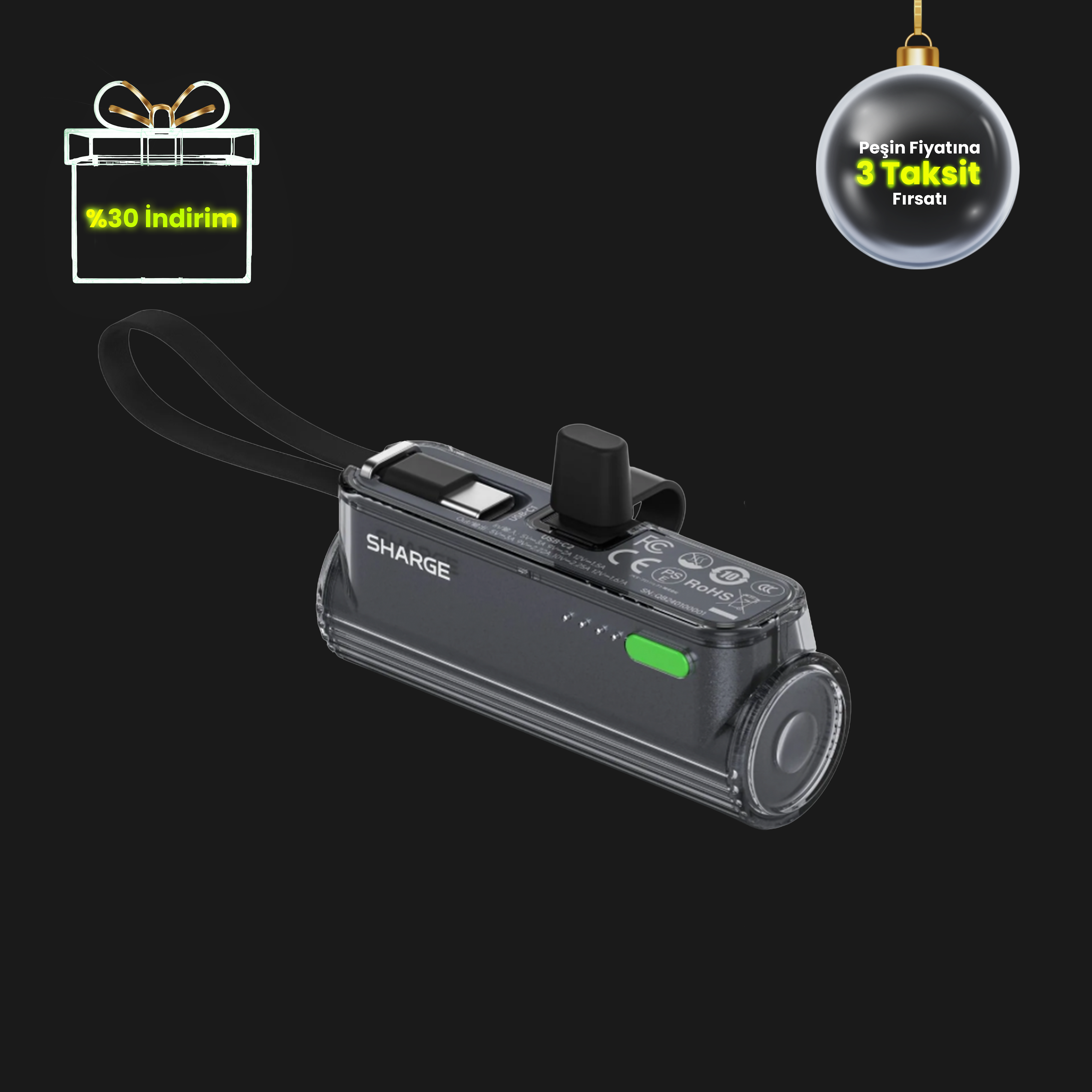 Flow Mini - Kompakt ve Hızlı Taşınabilir Powerbank