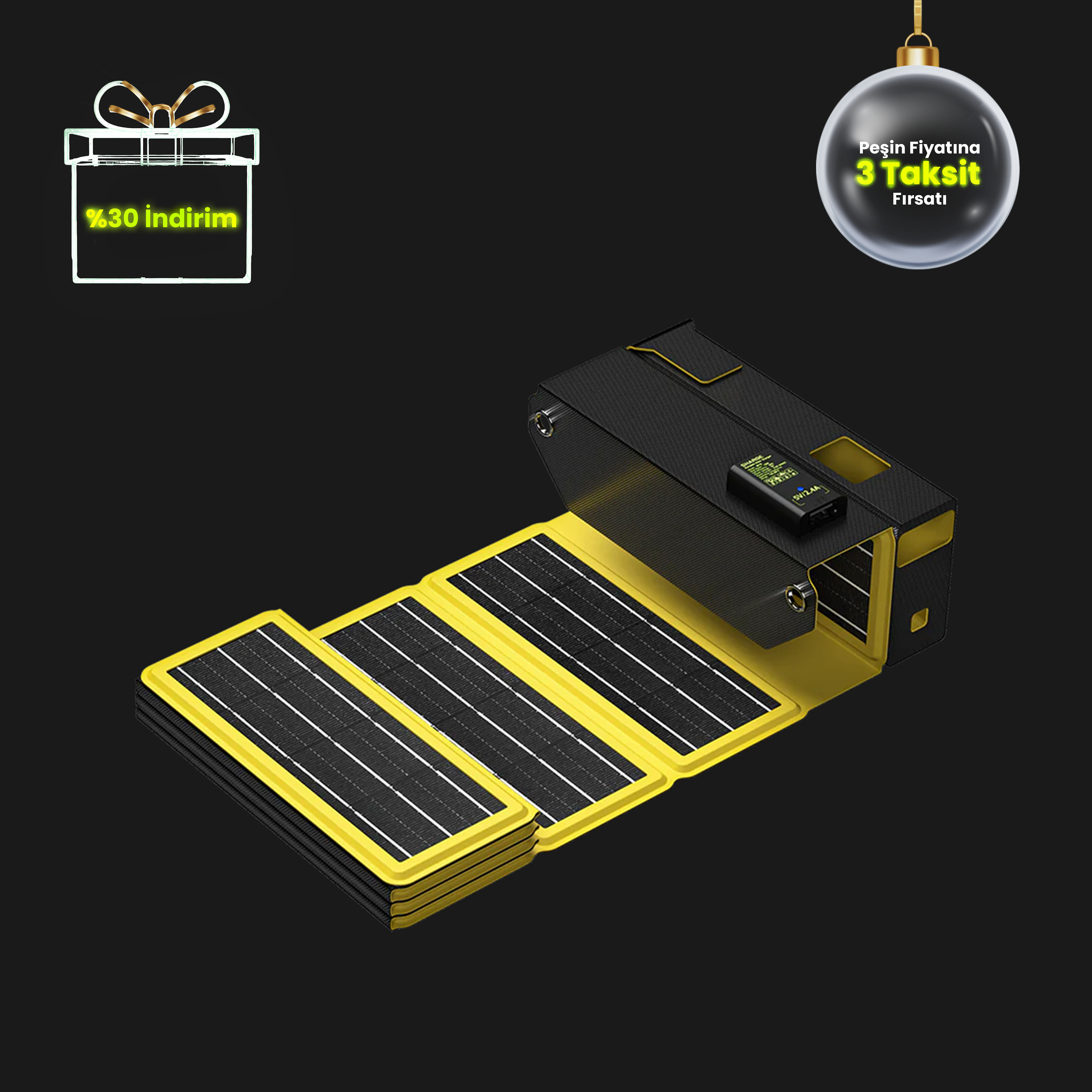 Sharge 140W PowerBank Uyumlu Katlanabilir Güneş Paneli