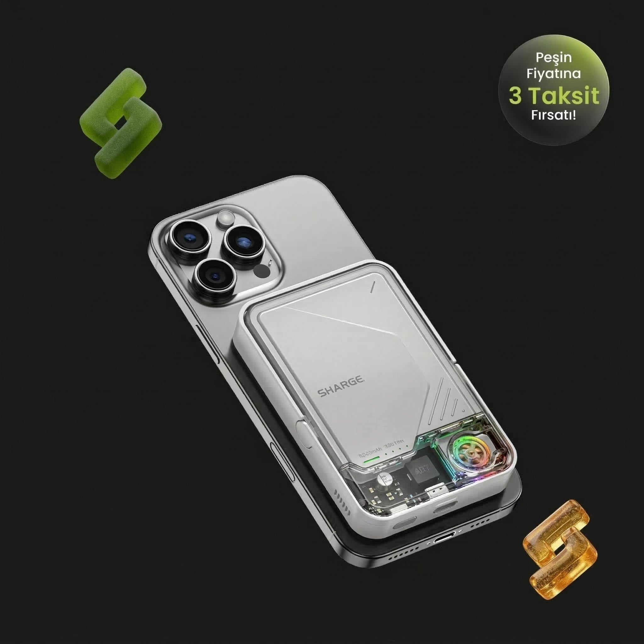 ICEMAG 2 - Magsafe Destekli Kablosuz Hızlı PowerBank