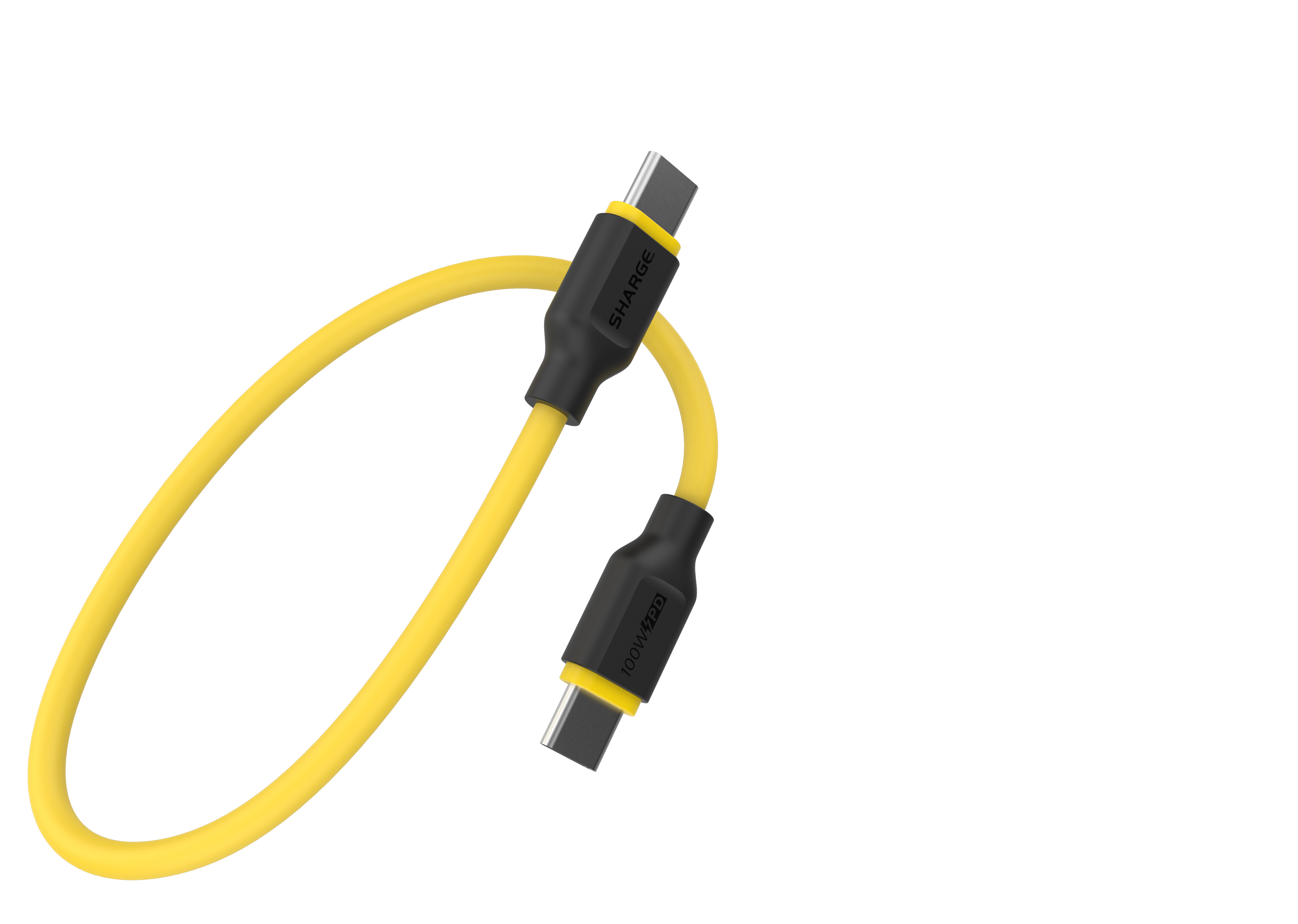 Phantom USB-C to USB-C 100W Ekstra Elastik Hızlı Şarj Kablosu