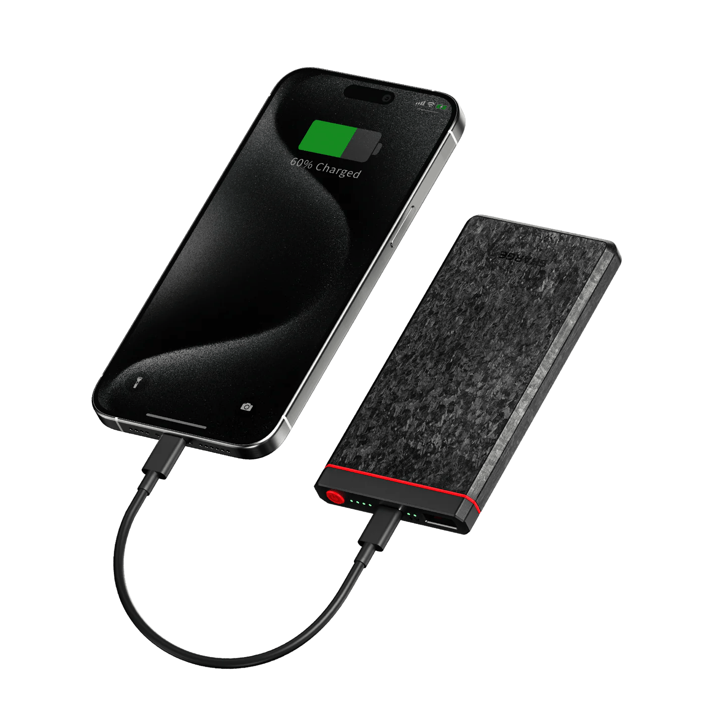 Karbon fiber gövdeli ince ve hafif powerbank