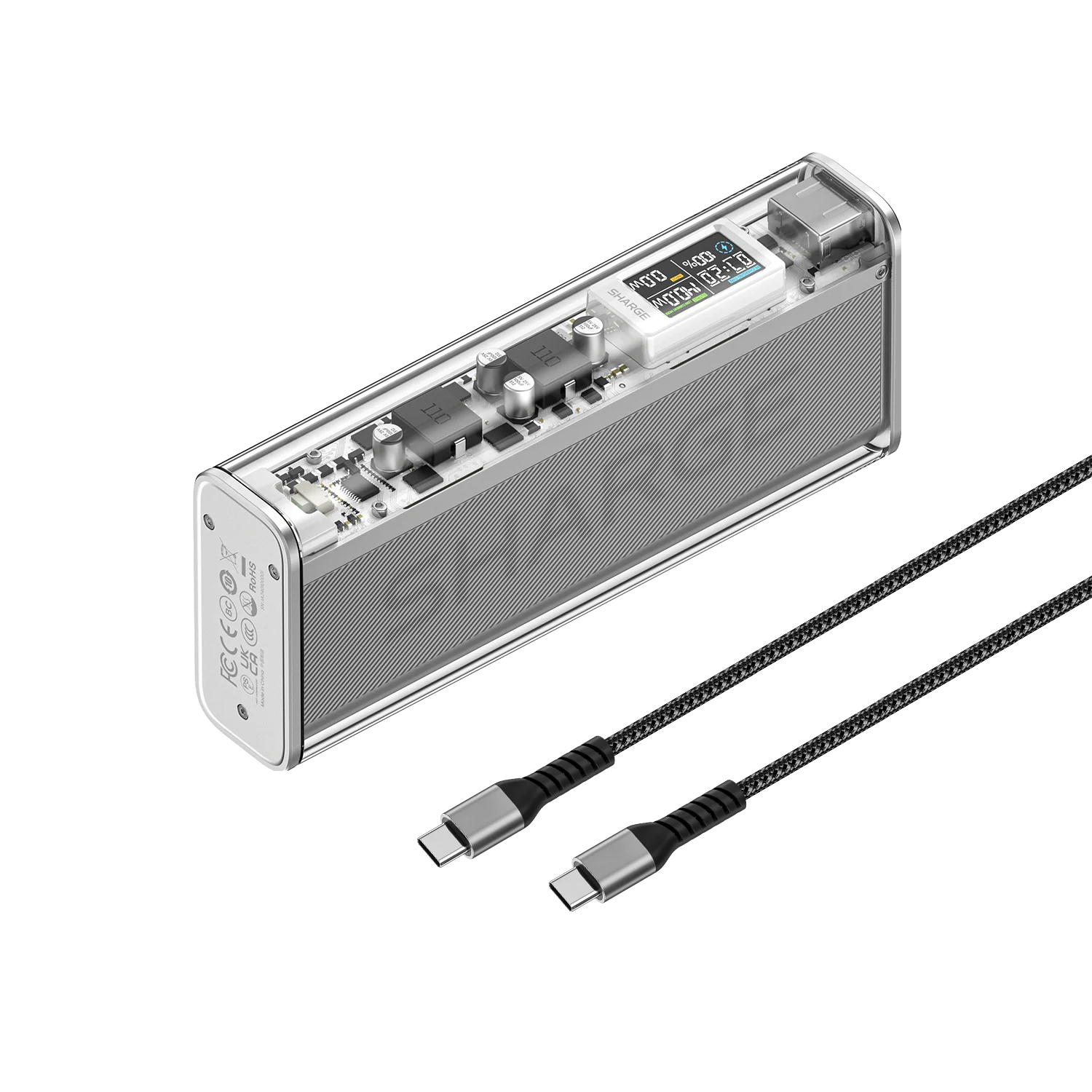 140W - Yüksek Güçlü ve Şeffaf Tasarımlı Powerbank