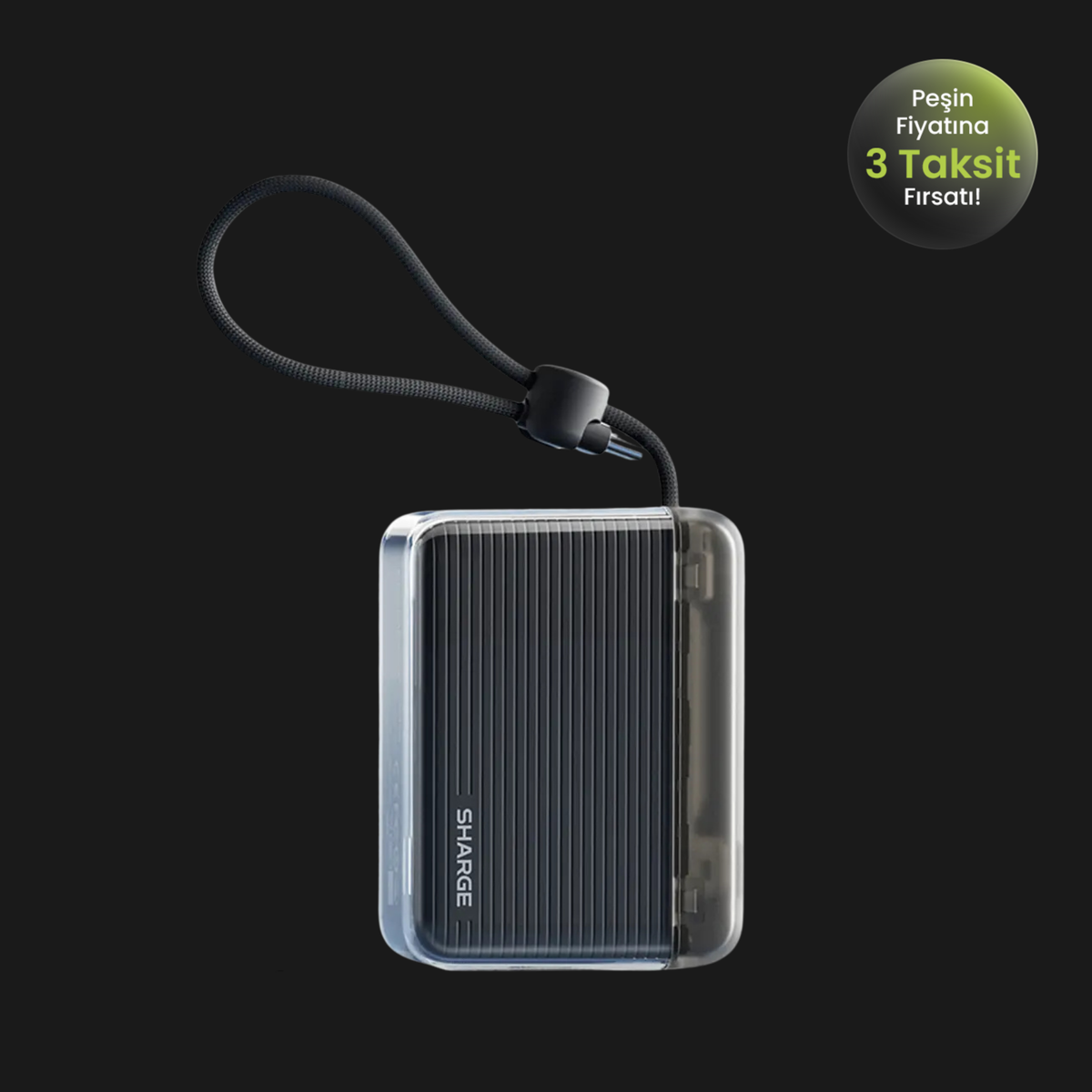 Sharge Flow Go - 10.000mAh Kompakt ve Hızlı Taşınabilir Powerbank