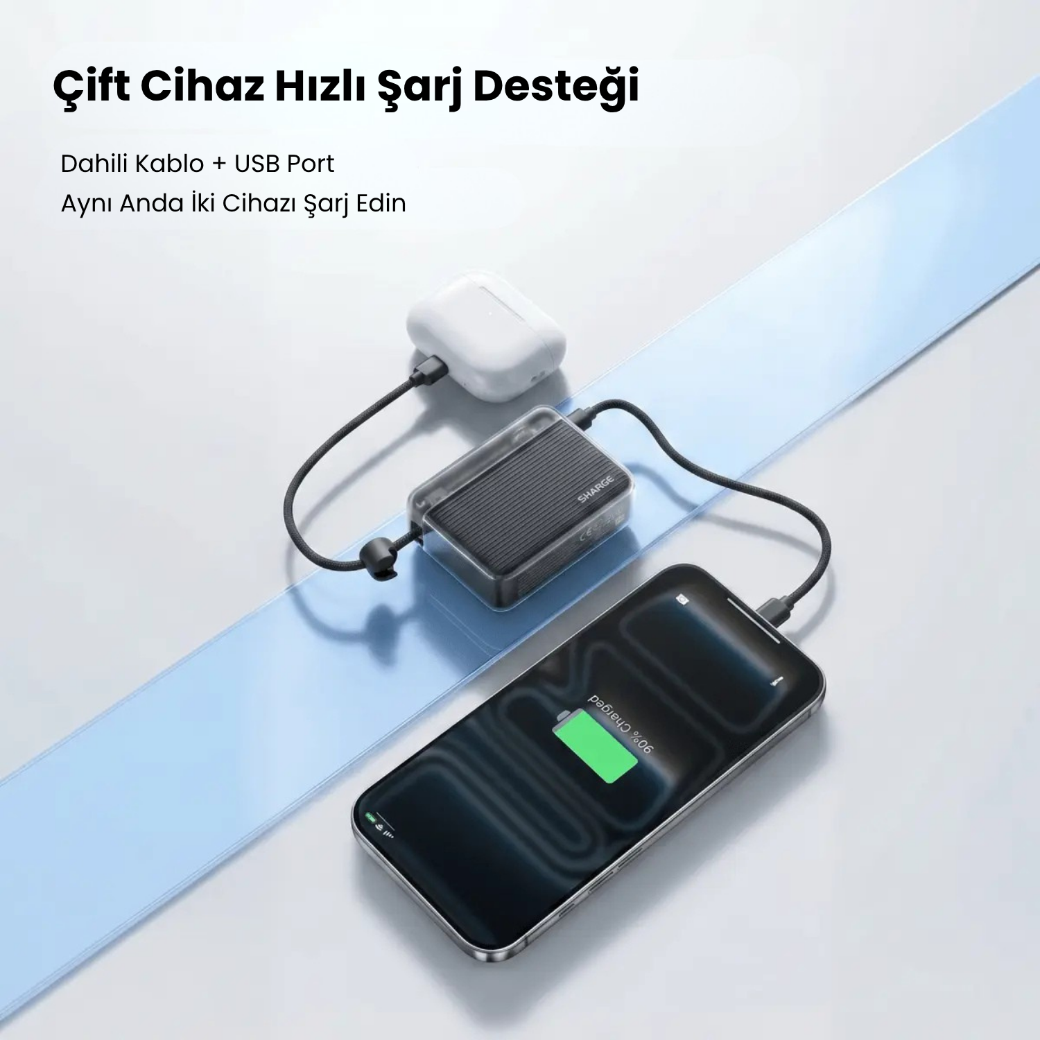 Flow Go - 10.000mAh Kompakt ve Hızlı Taşınabilir Powerbank