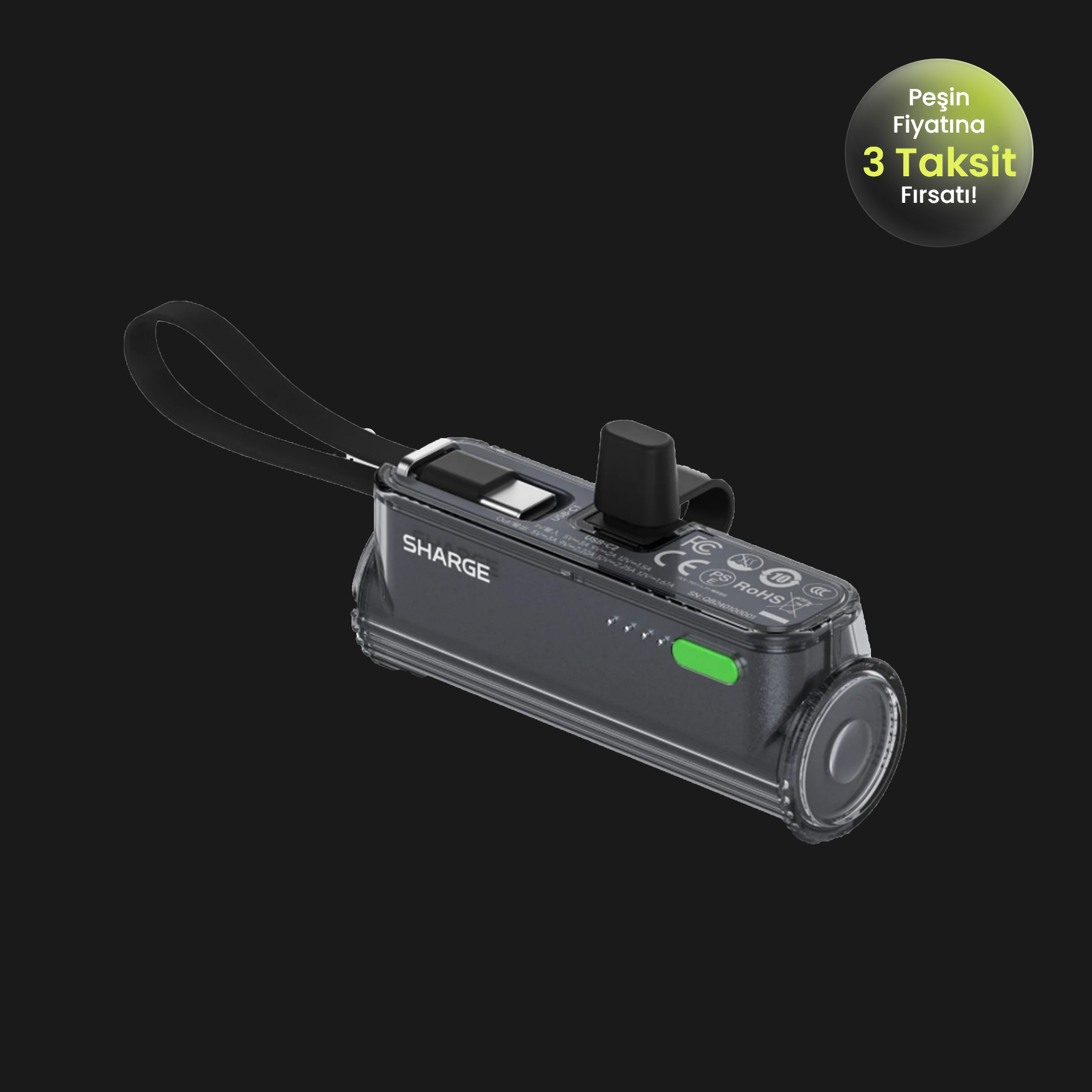 Flow Mini - Kompakt ve Hızlı Taşınabilir Powerbank