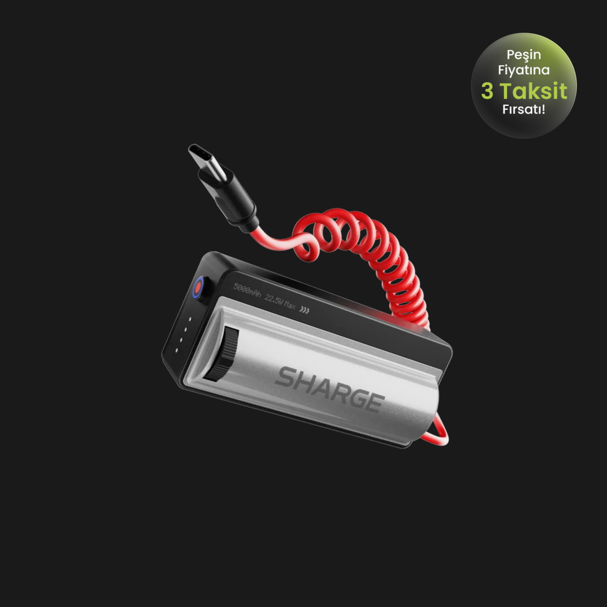 Sharge Grip - Kamera Kontrollü Powerbank