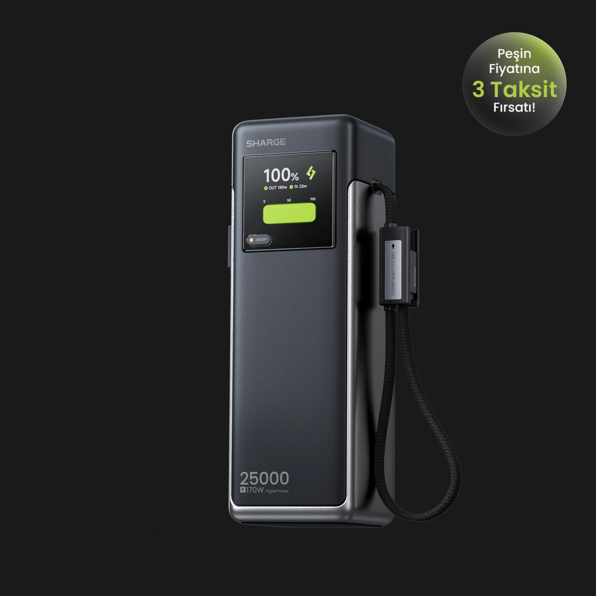 Sharge HyperTower 170W PowerBank ( 25.000mAh )