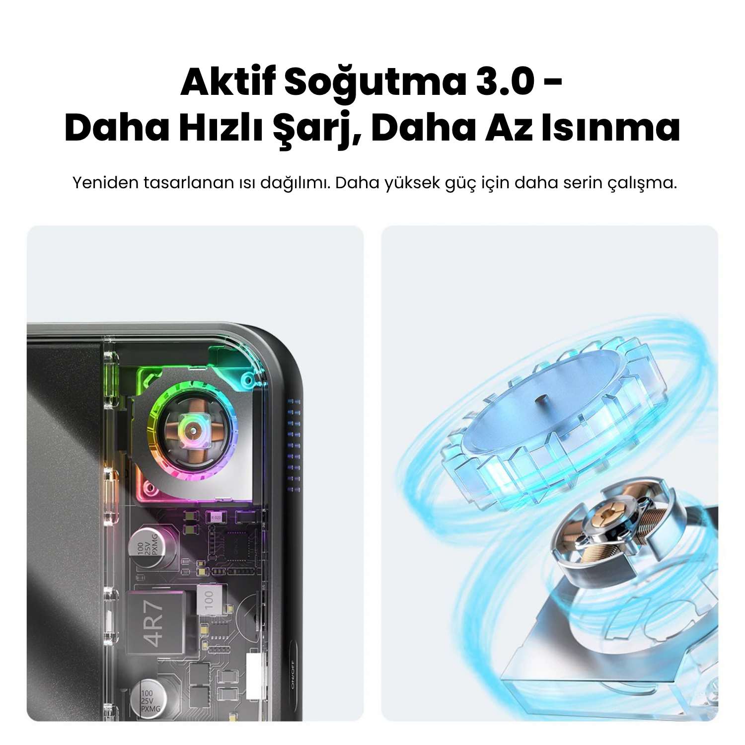 ICEMAG 3 - Magsafe Destekli Kablosuz Hızlı PowerBank